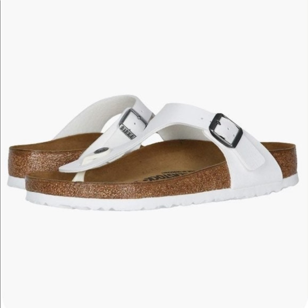 Birkenstock Gizeh Briko Womens 42 White Sandals
